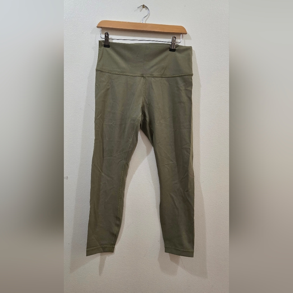lululemon athletica Womens Olive Green Leggings
